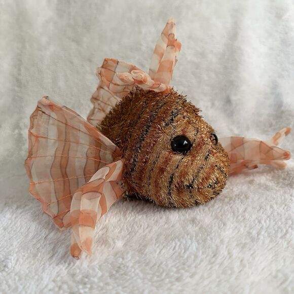 Ganz Webkinz Lionfish Orange Striped Fish No Code HM355 Stuffed Toy - Picture 1 of 6
